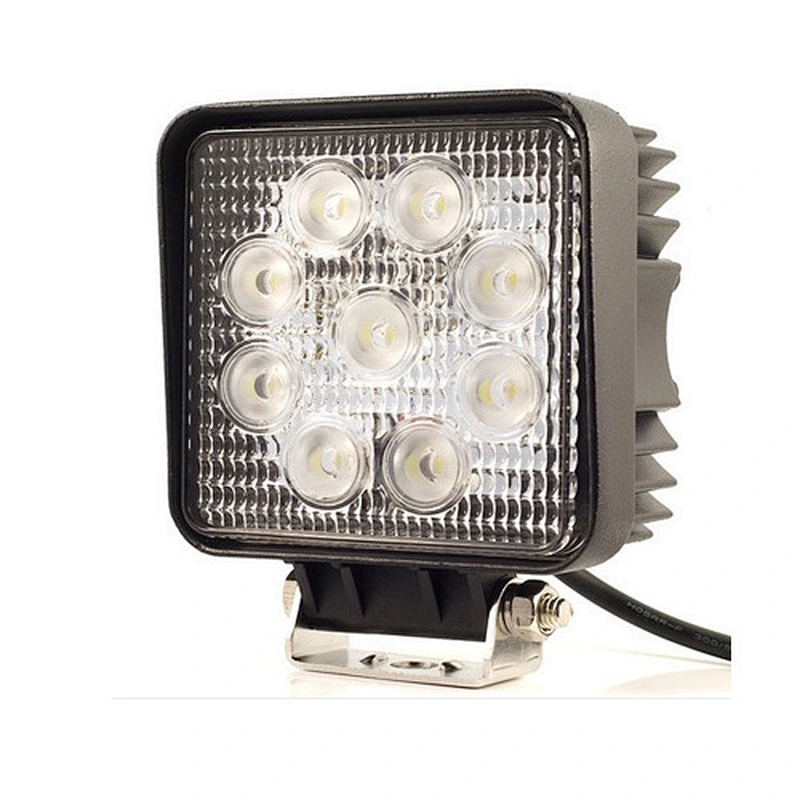 5 Inch Square 1800LM IP68 27W LED Work Light For Car, Truck, Jeep,