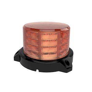 169.2 X 109.9 MM LED BEACON, 15 FLASH PATTERNS, MAGNET OR SCREWS MOUNT, WITH ECE R65,ECE R10,SAE J845 Class 2