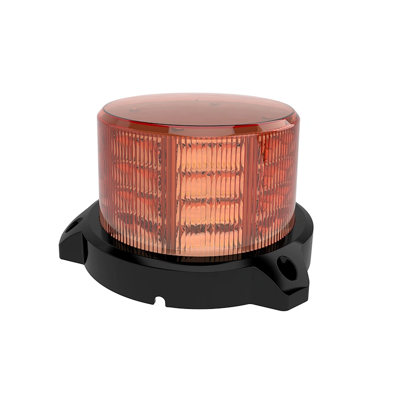 169.2 X 109.9 MM LED BEACON, 15 FLASH PATTERNS, MAGNET OR SCREWS MOUNT, WITH ECE R65,ECE R10,SAE J845 Class 2