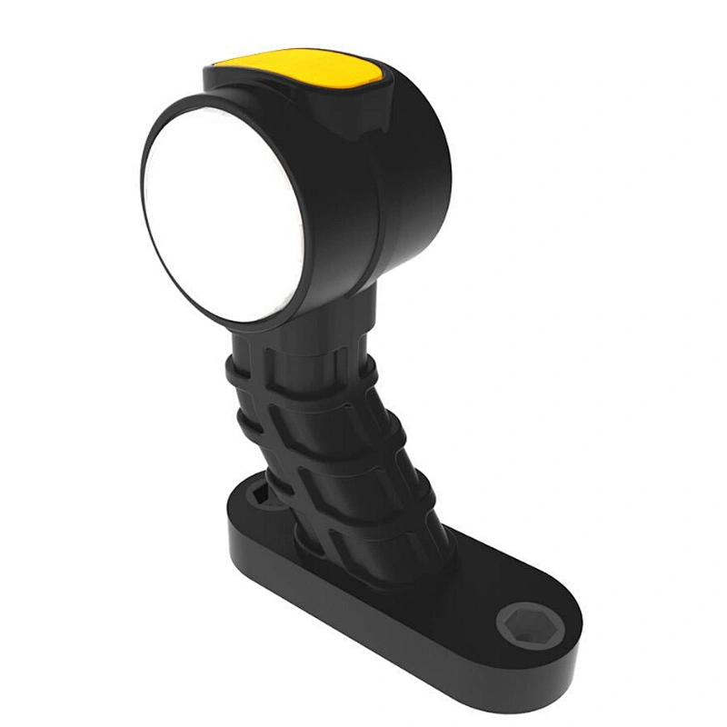 LED Maker light Clearance Lamp, LED Ending Outline Stalk Marker Light BS/PC Black Housing, PMMA Lens, EPDM Arm 180°