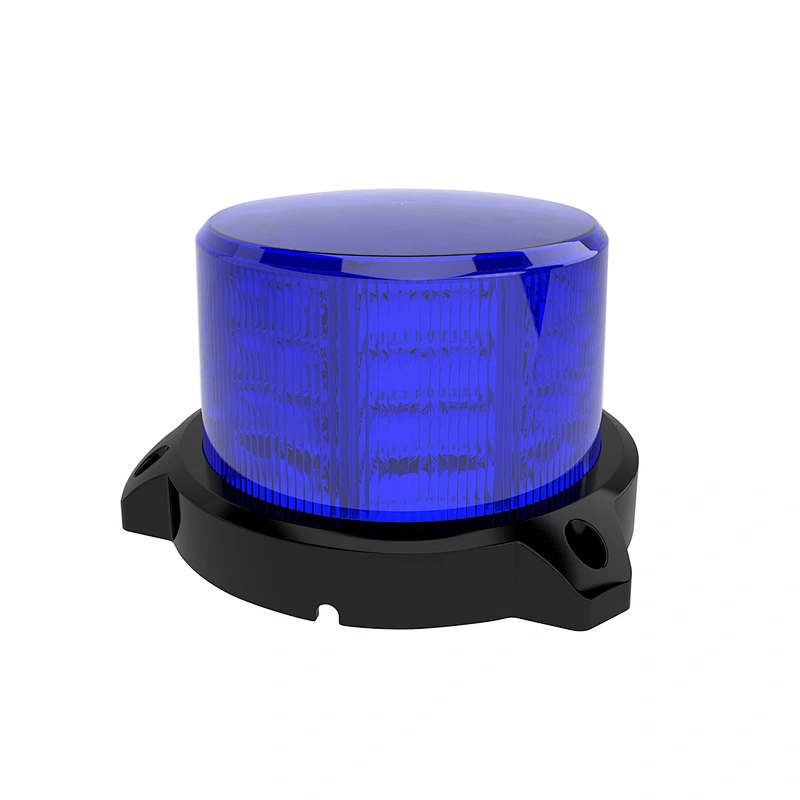 169.2 X 109.9 MM LED BEACON, 15 FLASH PATTERNS, MAGNET OR SCREWS MOUNT, WITH ECE R65,ECE R10,SAE J845 Class 2