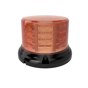 169.2 X 109.9 MM LED BEACON, 15 FLASH PATTERNS, MAGNET OR SCREWS MOUNT, WITH ECE R65,ECE R10,SAE J845 Class 2