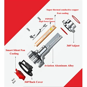 55W 16000lm 3 Colors EMC Built in Canbus IP68 Auto LED Headlight H1 H3 H4 H7 H11 H13 9005 C6 LED Headlight for Car Vehicles, Truck