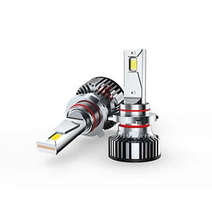 55W 16000lm 3 Colors EMC Built in Canbus IP68 Auto LED Headlight H1 H3 H4 H7 H11 H13 9005 C6 LED Headlight for Car Vehicles, Truck