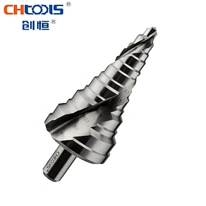 CHTOOLS spiral flute HSS step drill bit