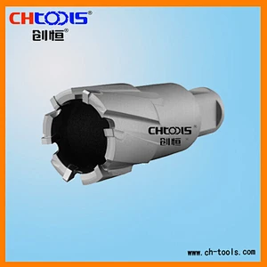 DNTX 35mm depth Weldon shank TCT drill annular cutter
