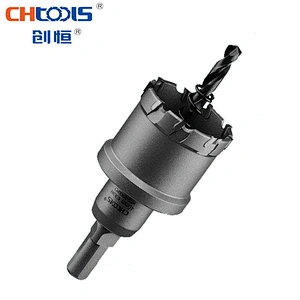 CHTOOLS 25mm carbide tipped stainless steel plate hole saw cutter