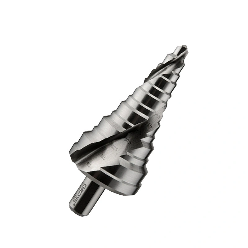 High quality HSS broca escalonada with spiral flute