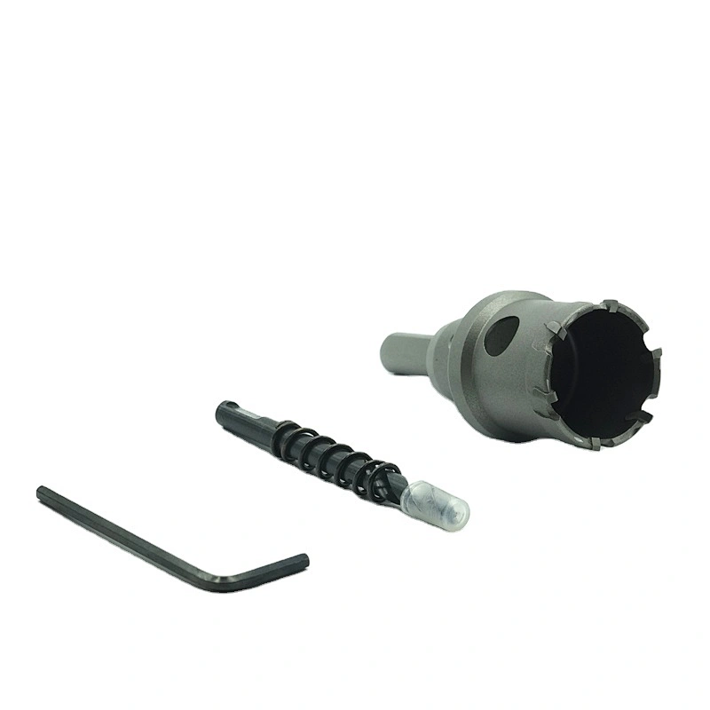 Carbide tipped 25mm cutting depth TCT hole drill bit with thick metal