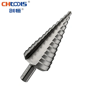 Professional custom step drill bit used for drilling plate aluminum metal