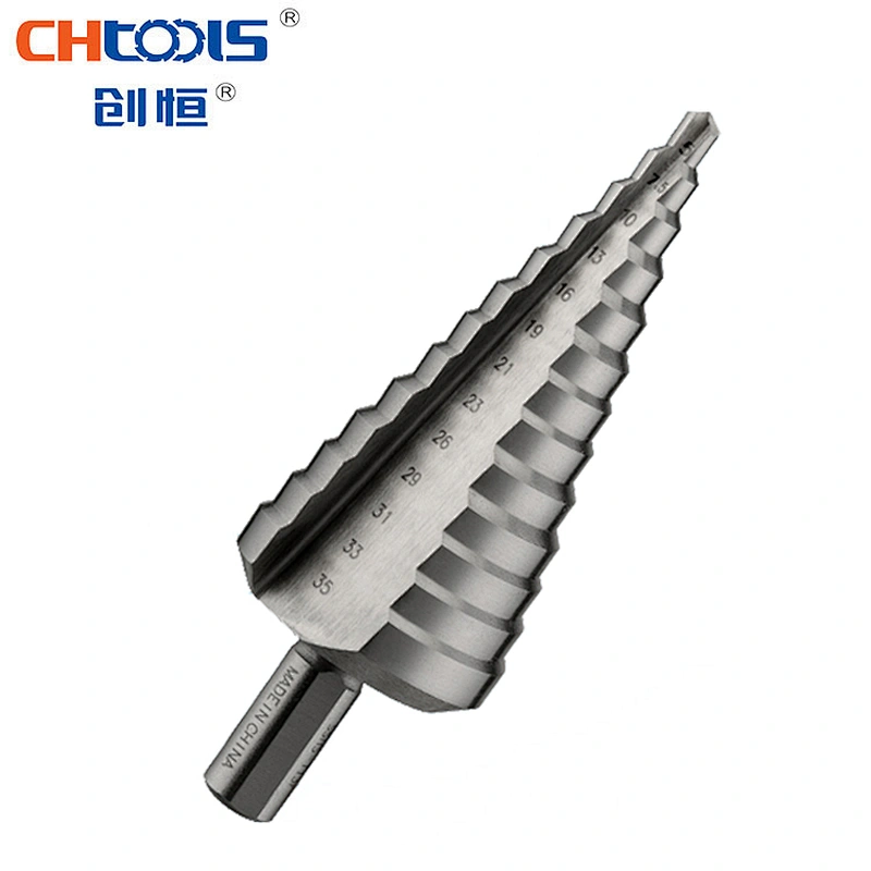 Professional custom step drill bit used for drilling plate aluminum metal