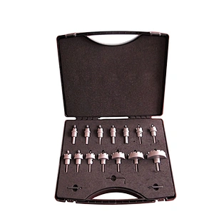 Carbide tipped14pcs Sheet metal hole saw set for steel plate