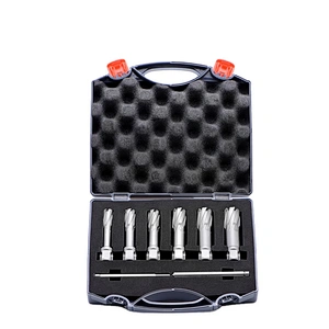 12-22mm 35mm cutting depth 6pcs carbide core drill bit set