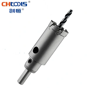 CHTOOLS 25mm carbide tipped stainless steel plate hole saw cutter