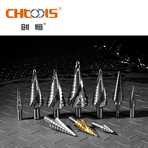 Tin-coated HSS Step Drill Bit Hole Saw For Steel