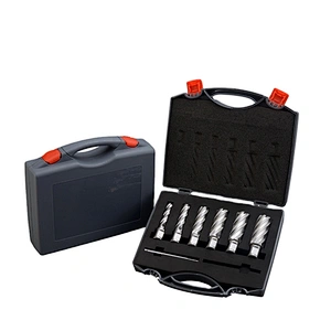 50mm cutting depth hss annuler cutter bit with 6 pcs and pilot pin