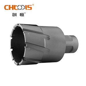 Carbide tipped 31.75mm weldon shank annular drill selected speical-purpose carbide tips
