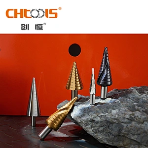 HSS Straight Flute Hardware Tool Hex Shank Step Drill Bits