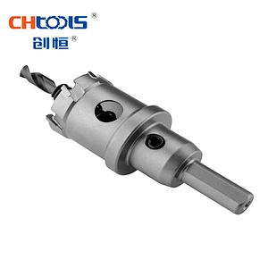 CHTOOLS 25mm carbide tipped stainless steel plate hole saw cutter