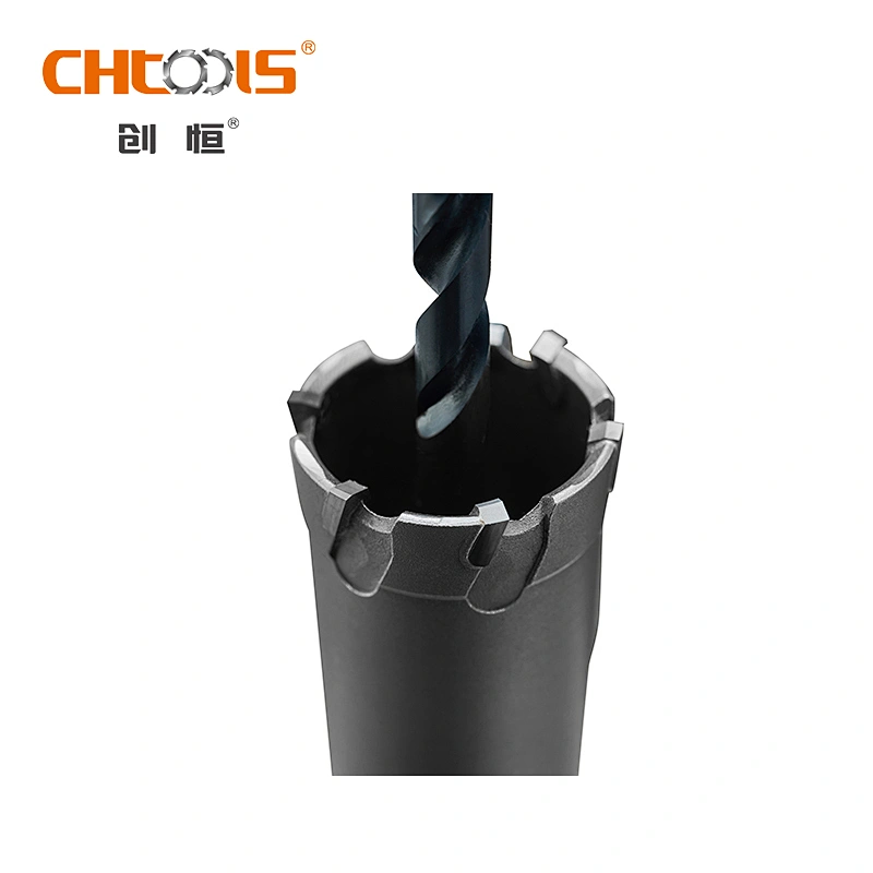 Thick metal carbide hole drill bit for hand drill