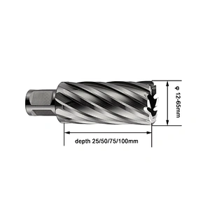 Chinese factory 25mm depth HSS annular cutter set weldon shank
