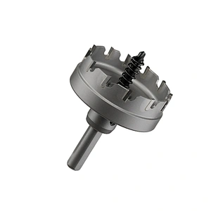 Big size 5mm depth metal TCT hole saw with high quality center drill and spring
