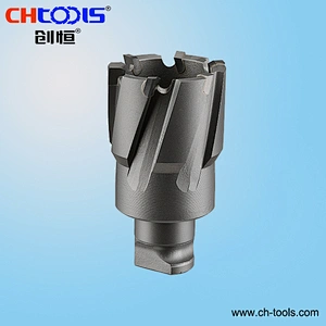 CHTOOLS 25mm Depth Round Shank TCT Drill Bit Annular Cutters