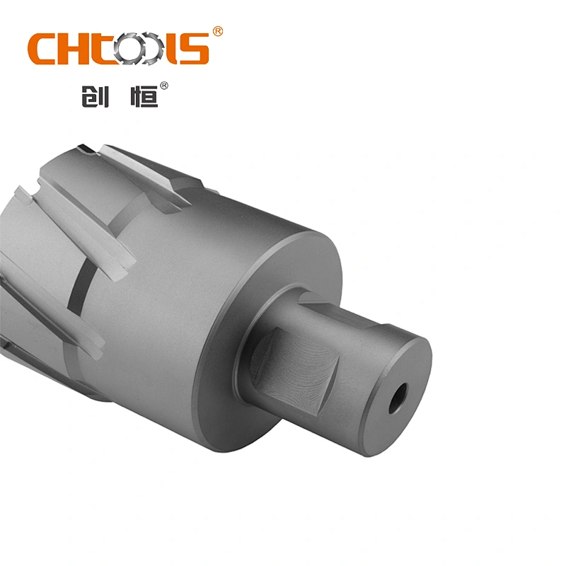 CHTOOLS tct weldon shank carbide broach cutter hole cutting drill version P