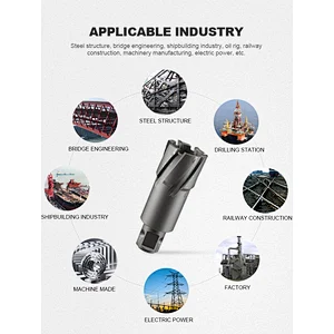 CHTOOLS Universal shank TCT annular cutter core drills for various magnetic drills