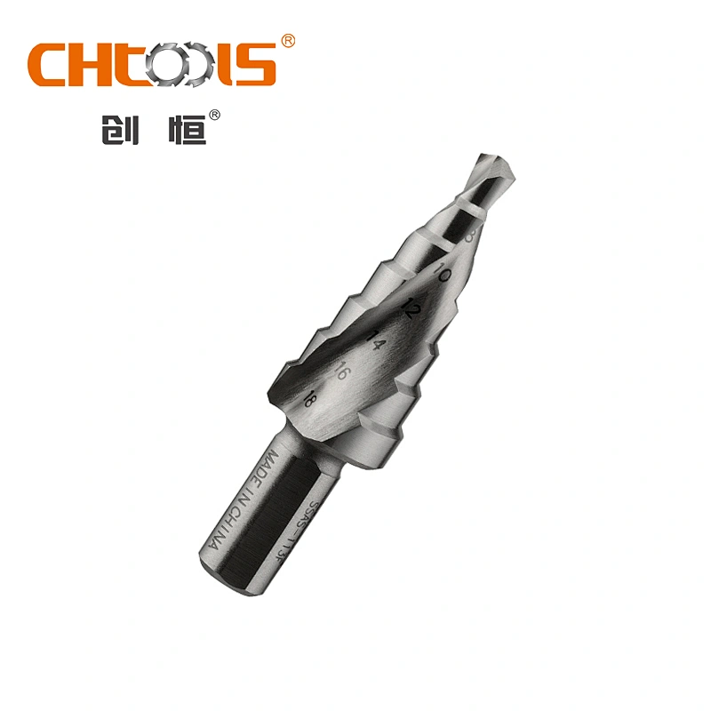 CHTOOLS high speed steel step drill with various sizes are available upon request