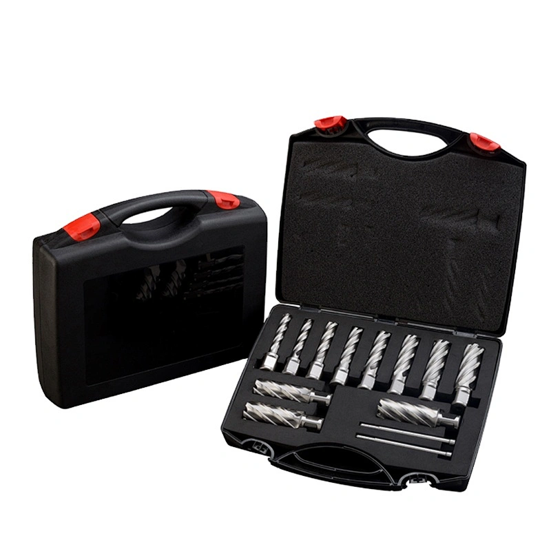 11pcs HSS annular cutter with pilot pin