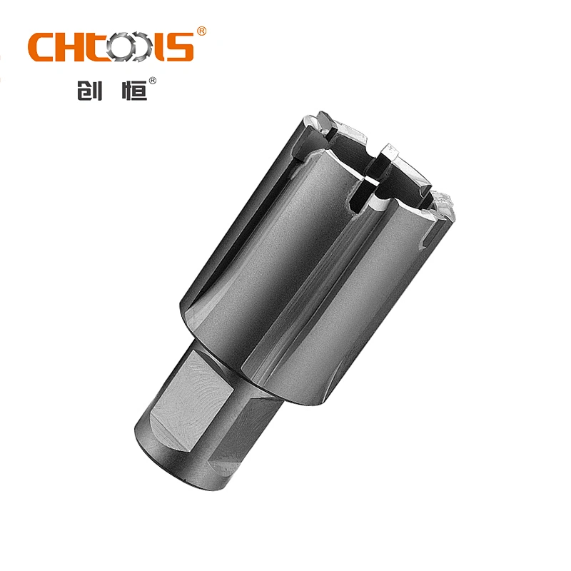 Railway drill bit carbide rail annular cutter for rail drilling