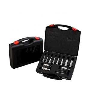 HSS hollow drill bit tool kit with 11 pcs packing