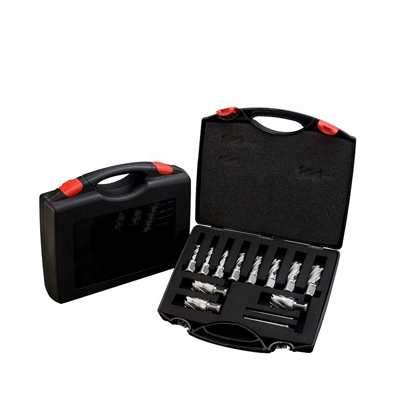 HSS hollow drill bit tool kit with 11 pcs packing