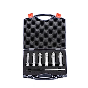 CHTOOLS Carbide annular cutter set metric with 12mm-22mm, 2 pilot pin