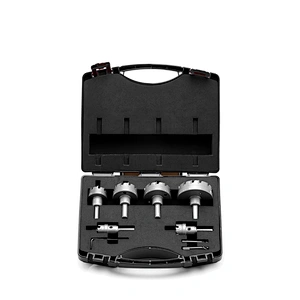 Hand tool carbide bit metal hole saw set