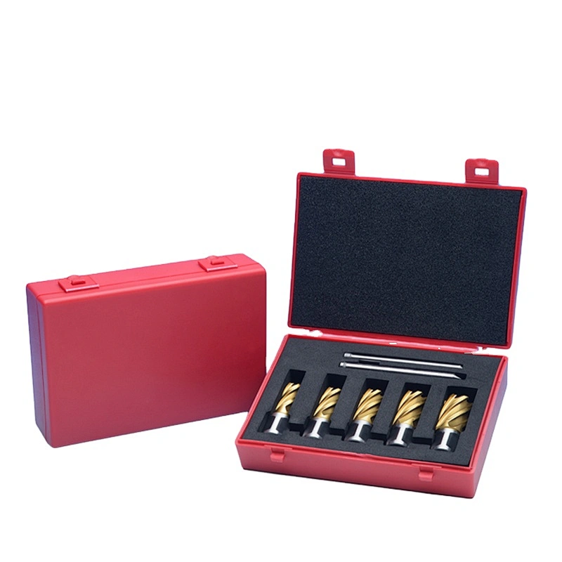 CHTOOLS weldon shank TiN coating HSS annular cutter set