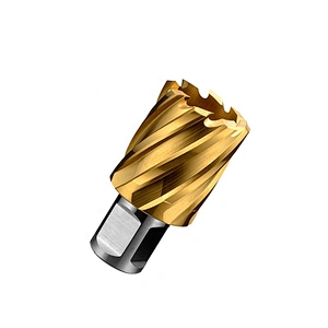 Weldon Shank TiN Coating HSS Magnetic Drill Bit
