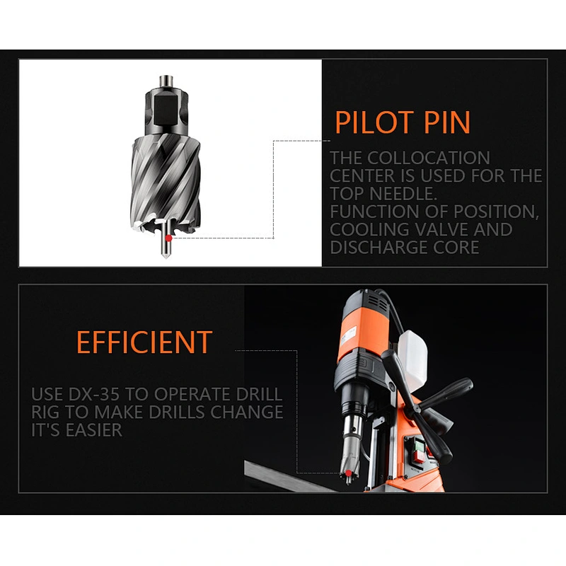 CHTOOLS Coating available weldon shank HSS annular cutter kit with more stable clamping