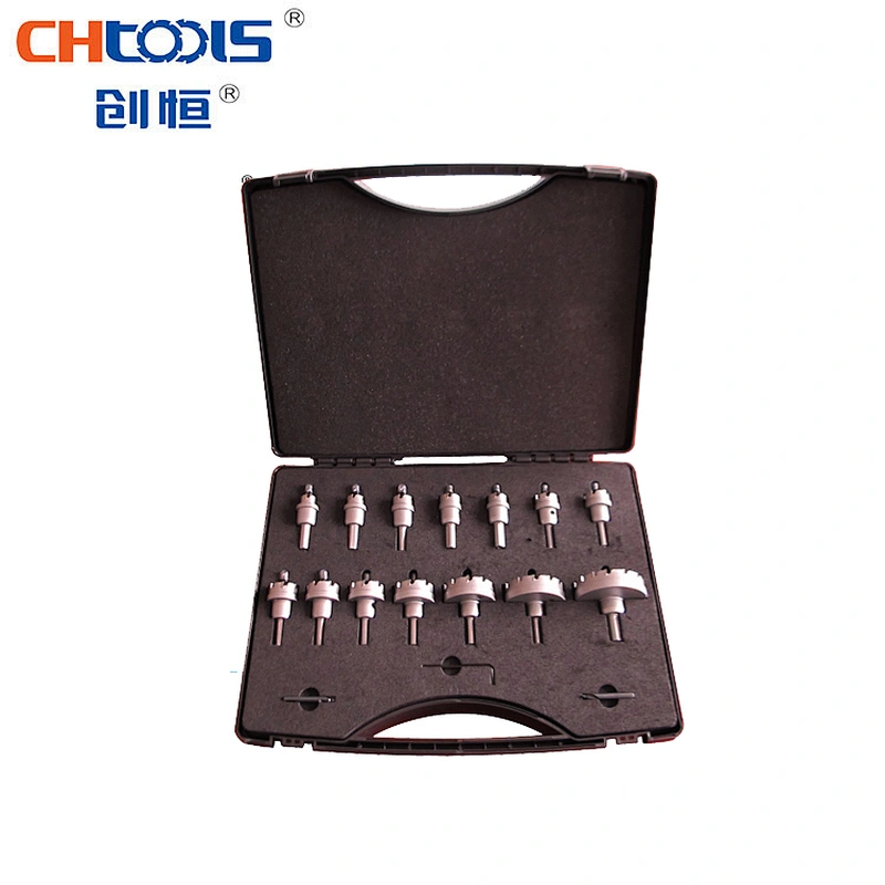 CHTOOLS TCT hole saw tool set with sheet metal