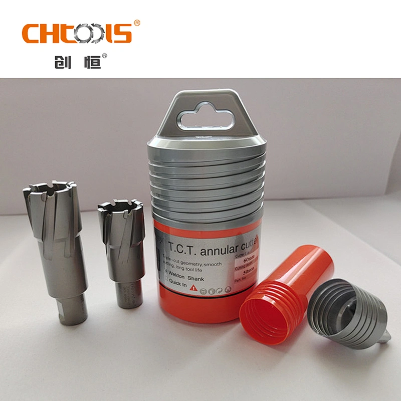 CHTOOLS TCT annular cutter universal shank magnetic drill bit for various magnetic drills
