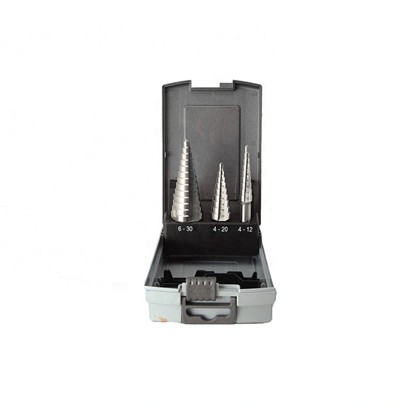 CHTOOLS HSS straight flute step drill tool set