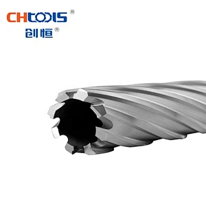 CHTOOLS broaching cutter hss 46mm hole cutter weldon shank annular cutter holder for drill press