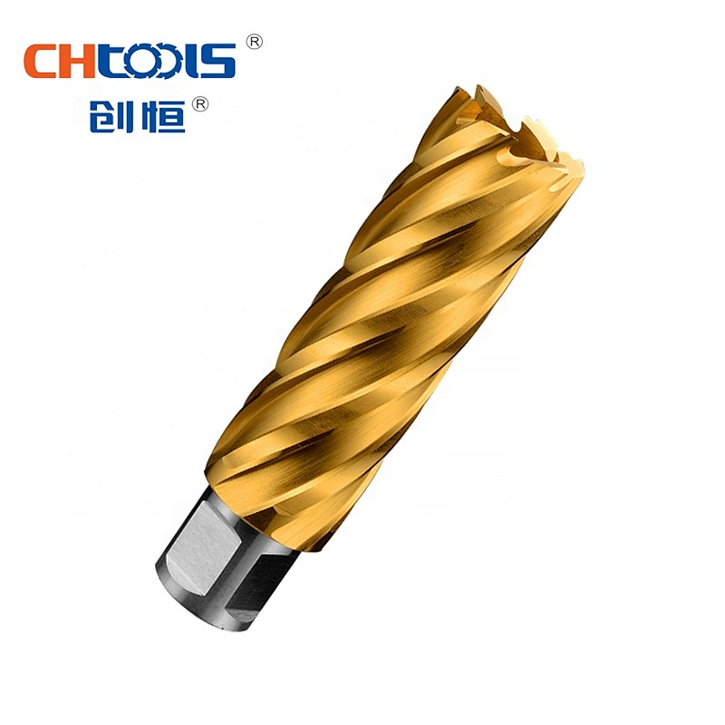 CHTOOLS broaching cutter hss 46mm hole cutter weldon shank annular cutter holder for drill press