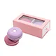 Custom Printed Macaron Cookie Packaging Gift Box Custom With Clear Window Chocolate Box