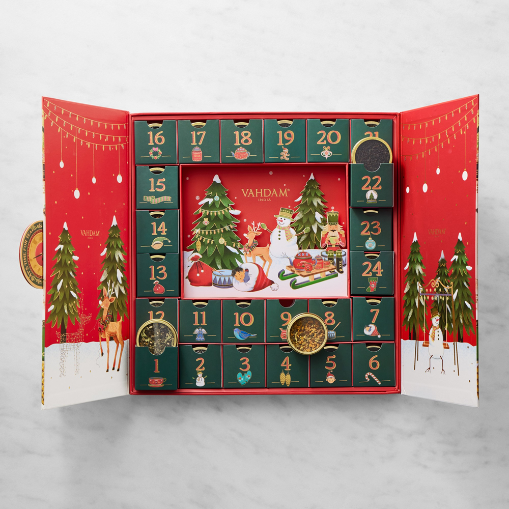 Personalised 30-Day Empty Chocolate Countdown Ramadan Advent Calendar Glossy Laminated Rigid for Kids Skin Care Serum Surprise