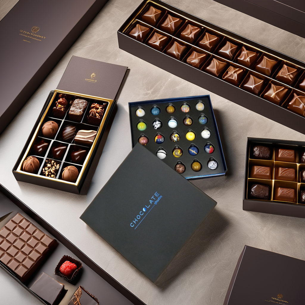 Bestyle Lid Base Food Grade Plastic Tray Insert Luxury Packaging Logo Foil Hot Stamping Chocolate Paper Box