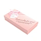 Factory in Stock Mother's Day Gift Box 18 Compartments Bowknot Design Paperboard Candy Packaging for Chocolate Sugars with Lid