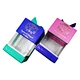 Custom Design Hot Stamping Chocolate Clear Plastic Display Packaging Box With Ribbon Bow and Printed Card Paper
