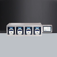 Multi-channel PLC control 5ml 10ml 20ml 30ml 50ml 4 nozzles Peristaltic pump filling system for packing production line